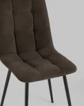 Стул Stool Group Oliver велюр тёмно-коричневый УТ000025392