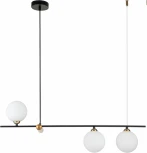 Люстра подвесная Opaco V000152 (11015/3P Black) (220V, на тросе, шар, асимметрия)