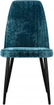 Стул DikLine 326 микровелюр M19 бирюза, ножки черные