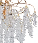 Подвесная люстра Escada Favero 2108/5P 5х40Вт E14, металл/хрусталь, золото/прозрачный (220V, на цепи)