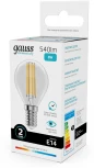 Лампочка светодиодная филаментная Gauss Filament Elementary 52128 Шар 8W 540lm 4100К Е14 LED