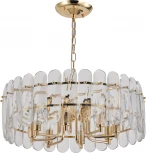 Подвесная люстра хрустальная Rivoli Janice 1044-308 (220V, на цепи)