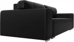 Диван прямой Лига-029 (Черный/Экокожа) Лига Диванов арт.121033