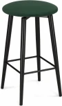 Барный стул Woodville Гангток крутящийся изумруд / черный матовый