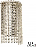 Бра светодиодное APL LED Sicilia SH500.B5.16-27.A.Gd.3000 (220V, хрусталь, подвески)