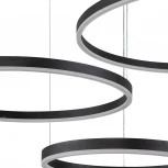 Подвесной светильник Indigo Galass V000032L (ночной режим, LED, 220V, пульт управления, на тросе)