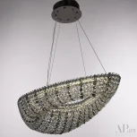 Подвесная люстра светодиодная APL LED Sicilia SH509.0.70.R.Ni.4000.Clear.731 (220V, хрусталь, на тросе)
