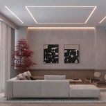 Профиль STRETCH-20-WALL-D-SIDE-2000 WHITE (Arlight, Алюминий) 042945