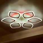 Потолочная люстра RGB Citilux Ромби Смарт CL236A160E (LED, 220V, умный дом - Алиса, Маруся, Сири, цветы)