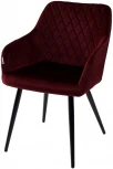 Стул BRANDY черешня, велюр G062-57