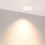 Встраиваемый точечный светильник MS-HARBOR-R123-20W Warm3000 (WH, 50 deg, 230V) (Arlight, IP20 Металл) 048272 (LED)