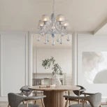 Потолочная люстра Arte Milano Amalfi-7146 337146/5 WT+SL (220V, подвески)