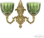 Бра Bohemia Verona 7214B14/2/175 FP P1 U Clear-Green/H-1K