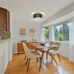 Настенно-потолочный светодиодный светильник 20046LED 20046SMA/02LED BK 28Вт, металл/акрил, черный