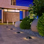 Встраиваемый светильник уличный Elektrostandard MRL LED 1105 чёрный (220V, круглые, IP65)