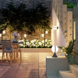 Наземный фонарь Odeon Light Lomeo 4832/1F (220V, шар, IP44)