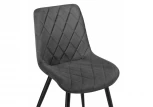 Стул на металлокаркасе fox dark gray / black