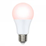 Лампочка светодиодная шар белая E27 9W Uniel LED-A60-9W/SCEP/E27/FR/DIM IP65 PLO65WH