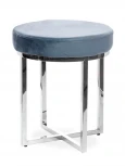 Банкетка-оттоманка серая с голубым MY iNTERNO Parma MYB-2S