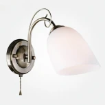 Бра Eurosvet Stefanie 30107/1 античная бронза (220V, выключатель)