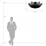 Потолочная люстра Osgona Riccio 705182