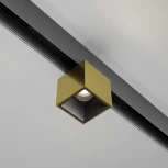 Трековый светильник магнитный 48V Maytoni Alfa S TR133-4-7W-DS-BS (LED, куб)