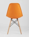 Стул Stool Group Eames Style DSW оранжевый x4 УТ000003482
