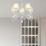 Подвесная люстра Arte Milano AM347203 347203/5 WT+G (220V, подвески, на цепи)