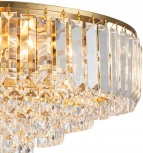 Потолочная люстра Escada Delicacy 2112/6P Gold 6x40Вт E14, металл/стекло, золото (220V, круглые)