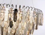 Подвесная люстра каскадная Ambrella TRADITIONAL TR5257 (220V, хрусталь, на тросе)