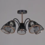 Потолочная люстра на штанге Reluce 01505-0.3-05 BK+FGD (220V)