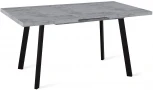 Стол HB120 Бетон (ЛДСП EGGER)/опоры черные Dikline 00-00056437