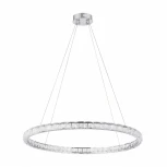 Подвесной светильник Arte Milano Venezia 311311/D800 NI (регулировка яркости, LED, 220V, хрусталь, пульт управления, на тросе, кольцо)
