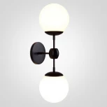 Бра Modo 2 Globes Black And White Glass ImperiumLoft 44,412 (84941-22)