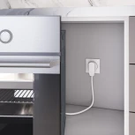 Комплект: розетка с вилкой для электроплиты 32А 250В, коробка в стену (белый) Werkel W1189201 (a053500)