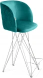 Стул барный SHT-ST33-1/S66 альпийский бирюзовый/хром лак Sheffilton 3967222701