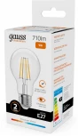 Лампочка светодиодная филаментная Gauss Filament Elementary 22219 А60 9W 710lm 2700К Е27 LED