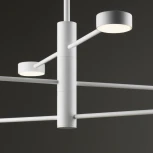 Потолочная люстра ярусная на штанге Freya Tactic FR5363CL-06W (220V, круглые)