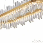 Подвесная люстра Arte Milano Venezia 312033/L800 BS (регулировка яркости, LED, 220V, хрусталь, пульт управления, на тросе)