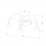 Настенный светильник светодиодный шарики Eurosvet Ragno 90031/3 черный (a070274) (220V, шарики)