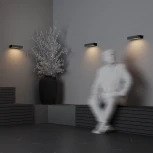 Уличный настенный светильник  Maytoni Lot O428WL-L10GF3K (LED, 220V, IP65)