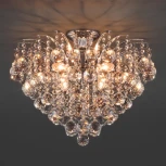 Потолочная люстра Eurosvet Ostiniya 3299/6 хром / прозрачный хрусталь