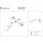 Спот Freya Susana FR7002WL-03WG