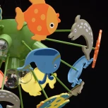 Потолочная люстра MW-Light Улыбка 365014605 (для детской, 220V, для девочки, для мальчика, рыбки)