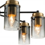 Потолочная люстра на штанге Escada Dinasty 2118/7P E14*40W Black/Brass (220V)