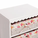 Комод с 2-мя корзинами Secret De Maison LE RAY ( mod.TT-WC004 ) Белый (White) (МДФ+Павловния)