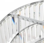 Потолочная люстра каскадная хрустальная Arte Milano Sorrento-7209 377209/7/490 CR (220V, круглые)