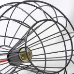 Подвесной светильник Lussole Lgo Nampa LSP-9933 (220V, на тросе, шар, клетка, IP21)