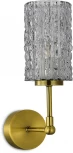 Бра ST Luce Gacciolo SL1240.301.01 Латунь/Дымчатый E27 1*60W (220V)