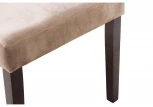 Обеденный стул Woodville Elegance dark walnut / fabric beige 11138
